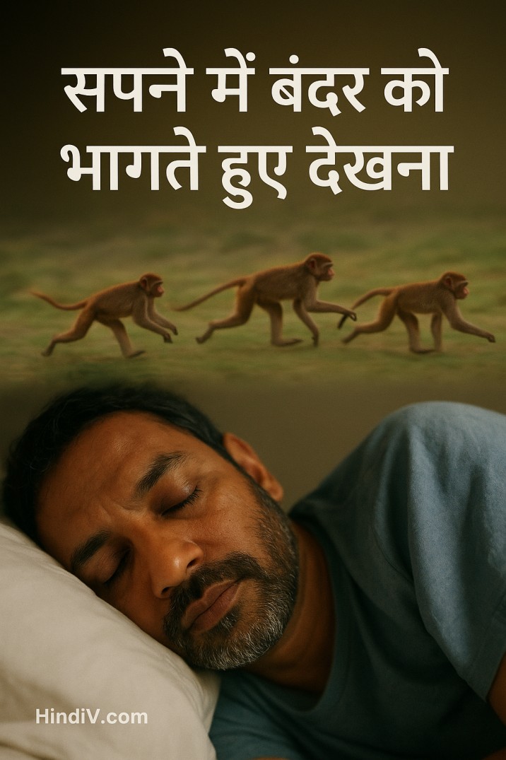 सपने में बंदर को भागते हुए देखना