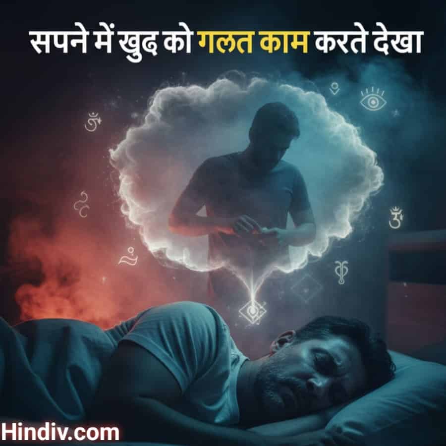 सपने में गलत काम करते हुए देखना