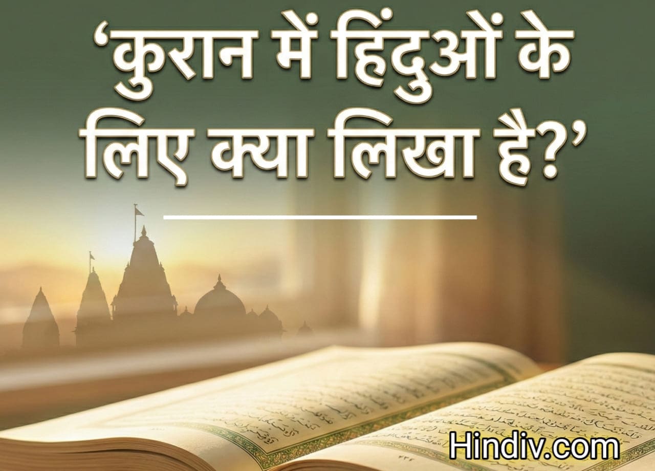 कुरआन में हिन्दुओं के लिए क्या लिखा है