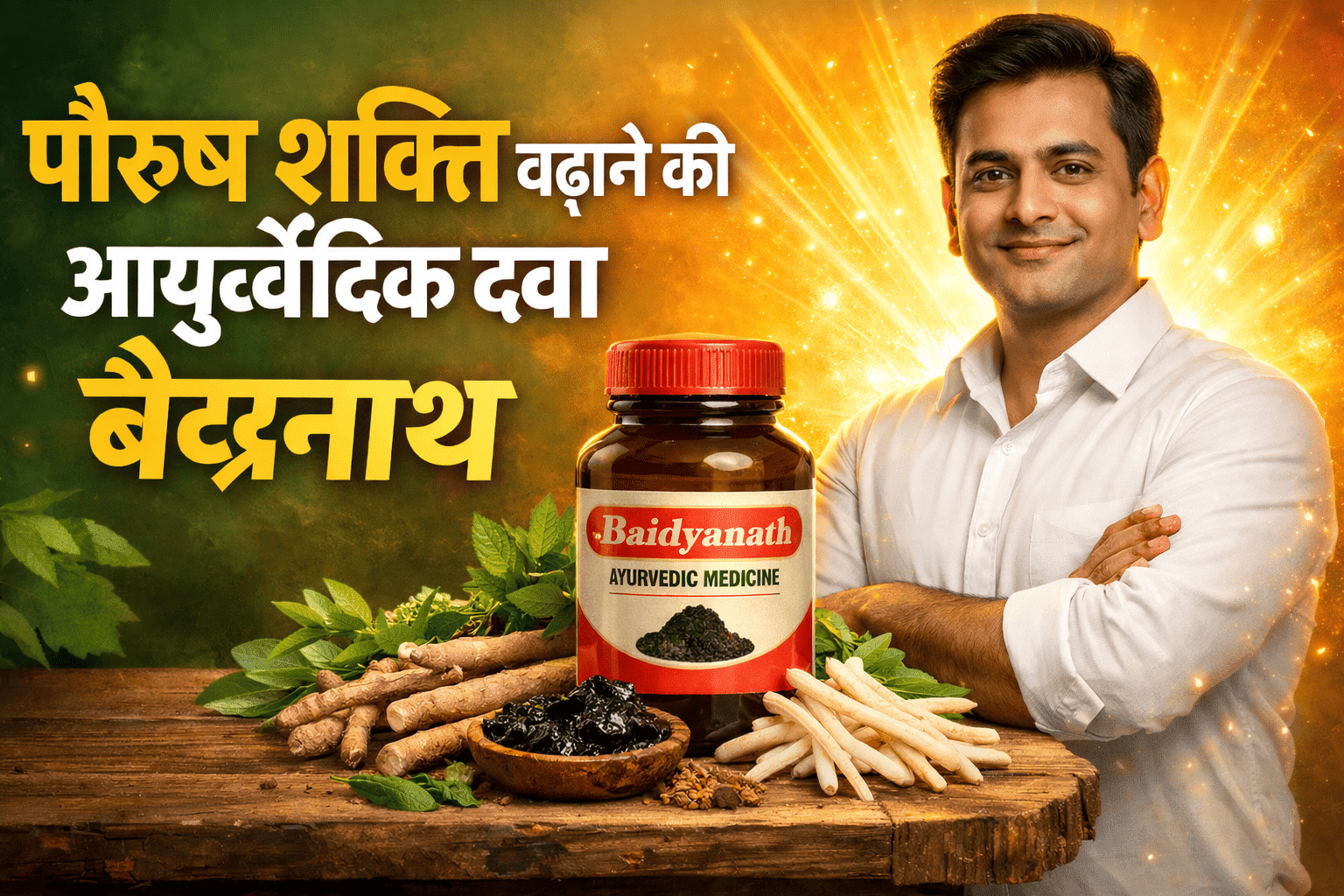 पौरुष शक्ति बढ़ाने की आयुर्वेदिक दवा बैद्यनाथ